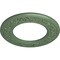 Ekena Millwork Blackthorn Ceiling Medallion (Canopies up to 7 1/2"), 13 3/8"OD x 7 1/2"ID x 3/4"P, Athenian Green CM13BLAGF - alternate 3